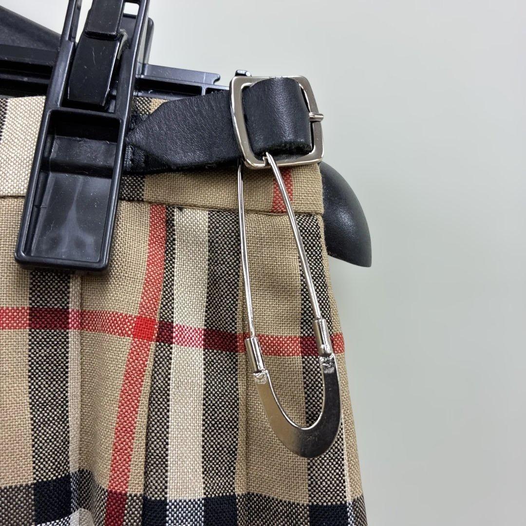未使用　Burberry London ラップスカート　ノバチェック　ベージュ