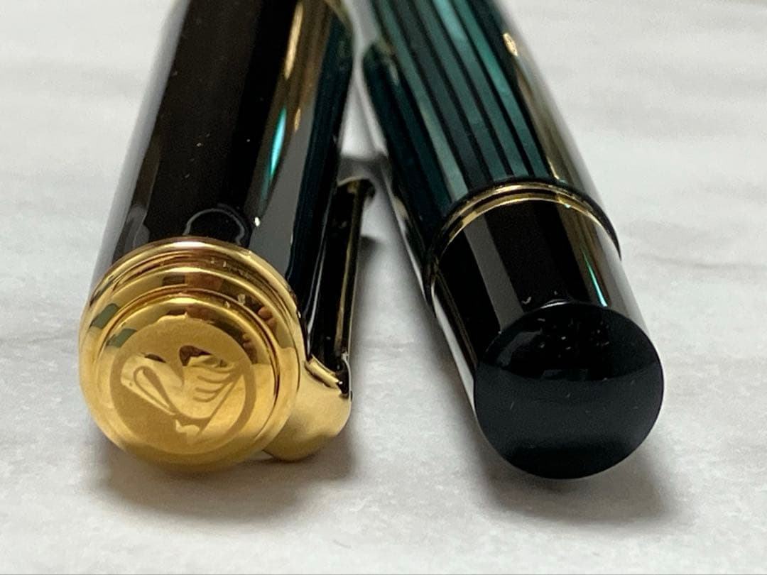 未使用品☆Pelikan ペリカン 万年筆 スーベレーン グリーンストライプ