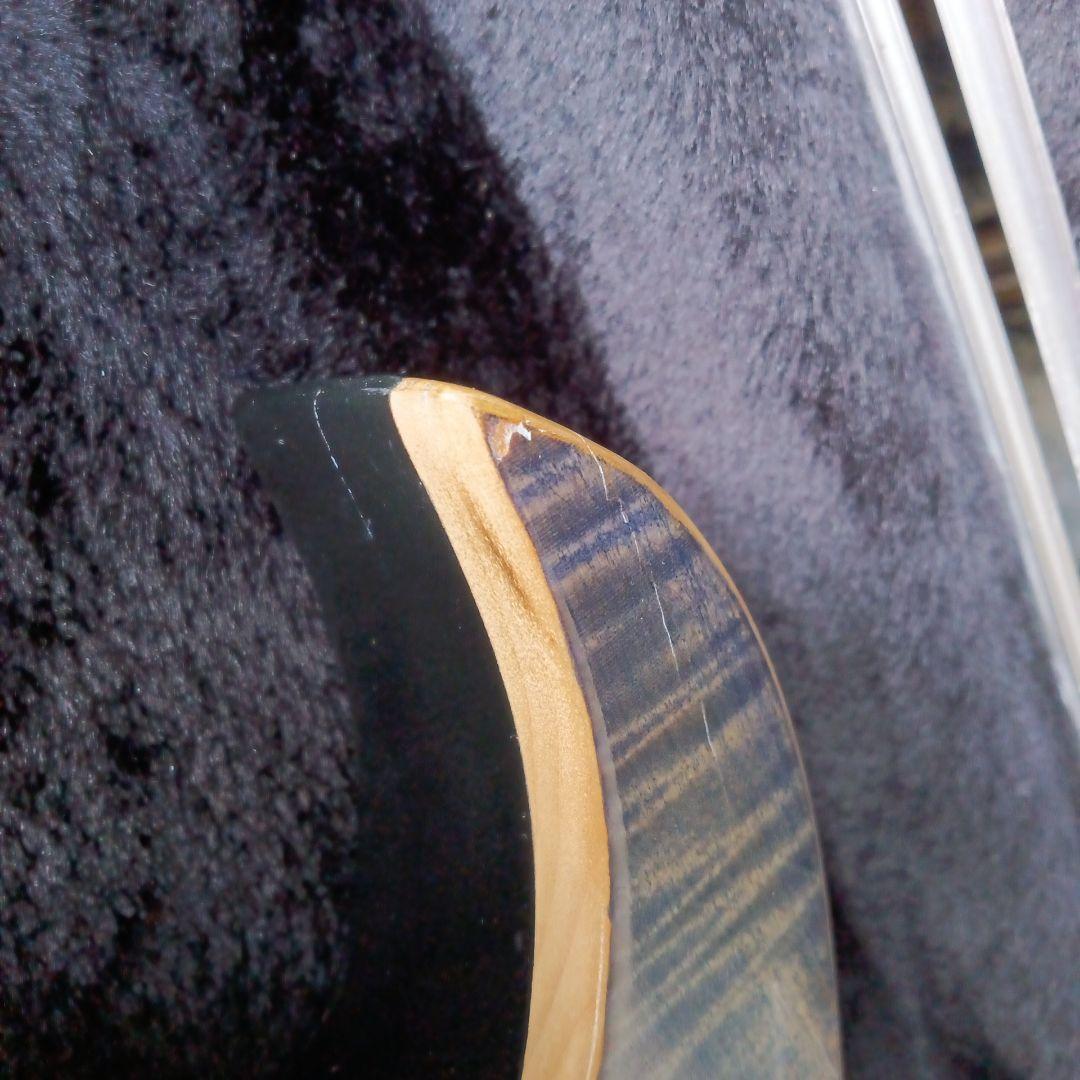 ９０年代　純国産　レア！　フレイムメイプル エレキギター　中信楽器製造