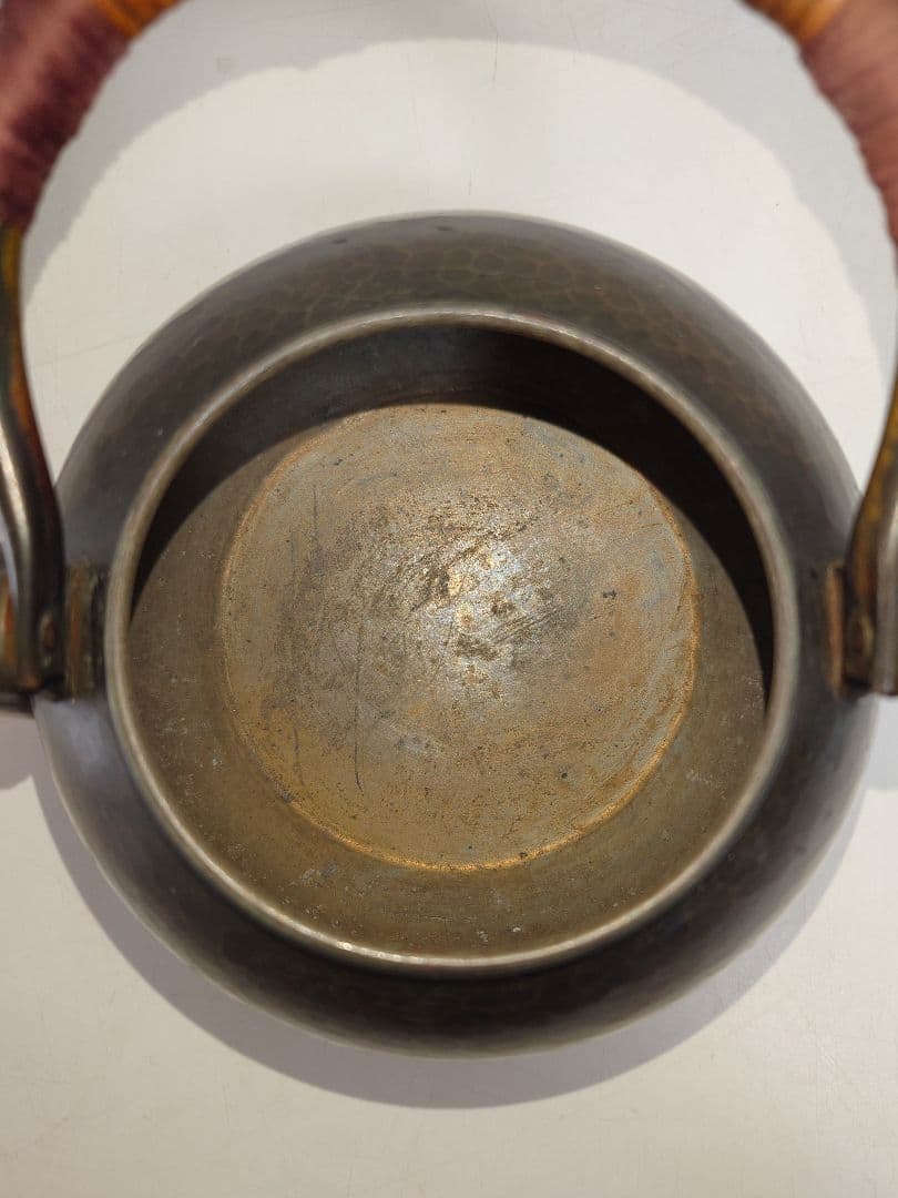 急須 槌目 清穂堂 鎚起銅器 茶道具 手打ち湯沸かし やかん 金属伝統工芸