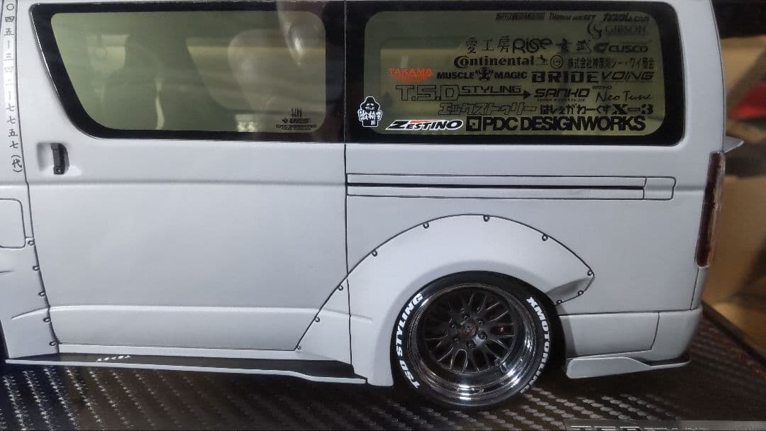 IG2802 1/18 T・S・D WORKS HIACE Matte Gray