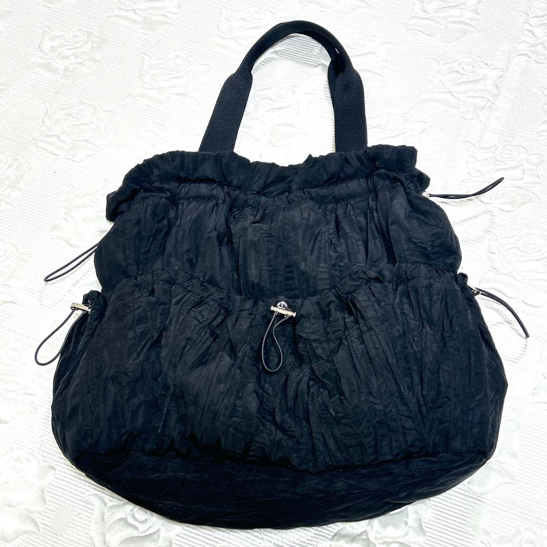 極美品❤︎ZARA ギャザーショルダーバッグ ブラック JO1 川尻蓮さん着用