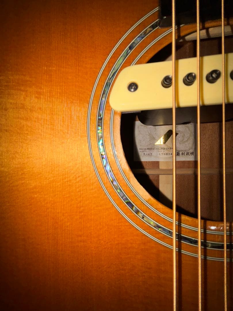 Morris M-82 + LR Baggs M1 搭載 純正ソフトケース付き