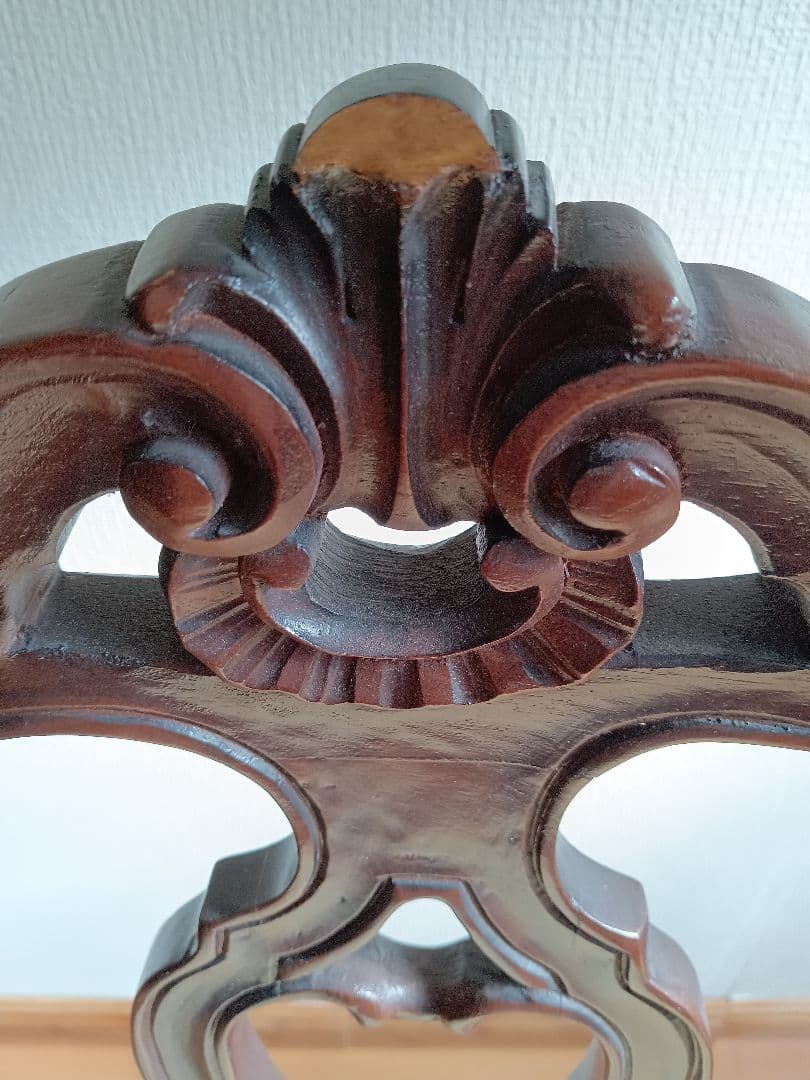 椅子2脚セット ヴィクトリア時代のロココ・リバイバル• 麻布張り