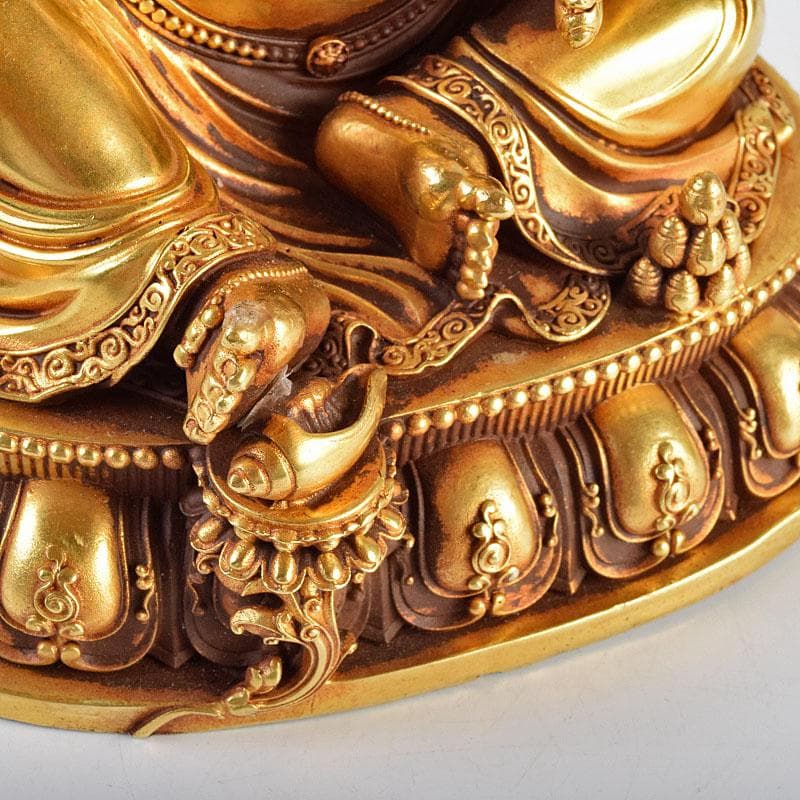中国 大明永楽年施 古銅鍍金 チベット仏 仏像 置物 H 9195E - メルカリ