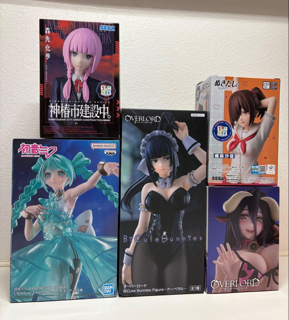 美少女 フィギュア まとめ売り アルベド ナーベラル 初音ミク 森先化歩
