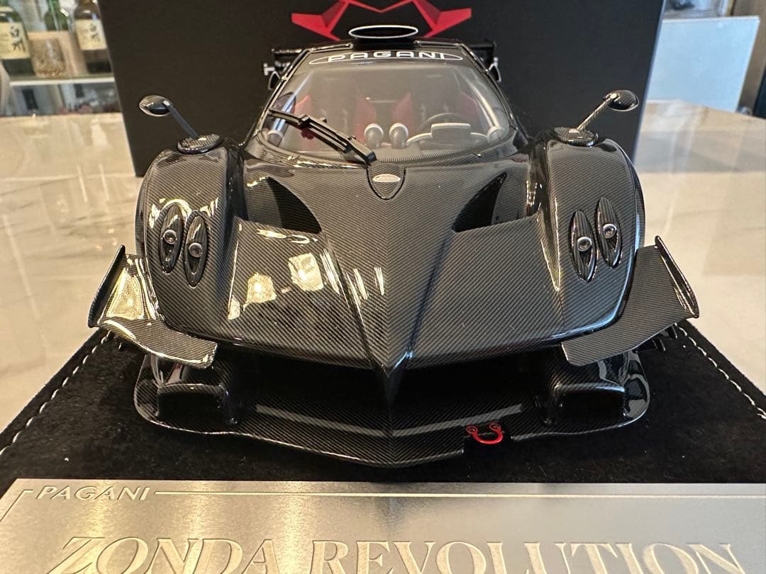 入手困難 HH モデル 1/18 パガーニ Zonda R ブラックカーボン - メルカリ
