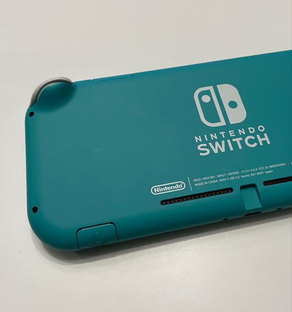 未使用に近い❤︎Nintendo Switch Liteターコイズ 本体 充電器◎