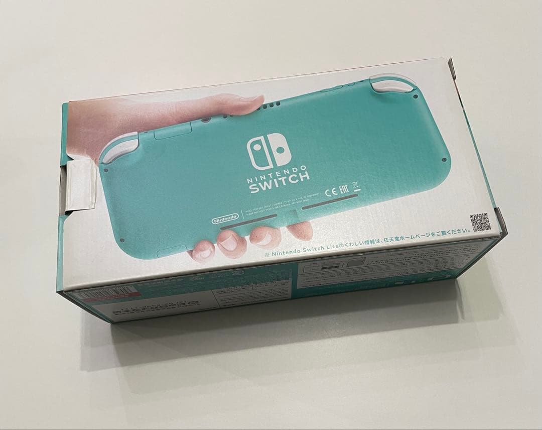 未使用に近い❤︎Nintendo Switch Liteターコイズ 本体 充電器◎