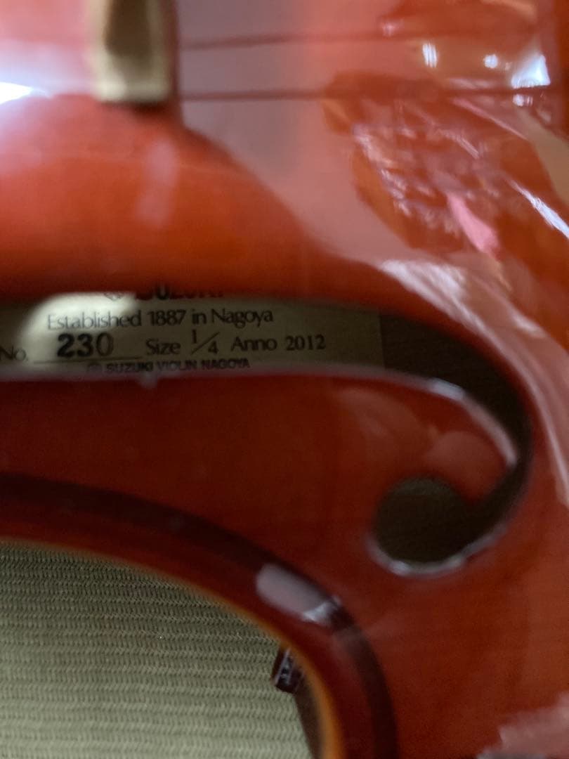 スズキバイオリン　1／4 no230