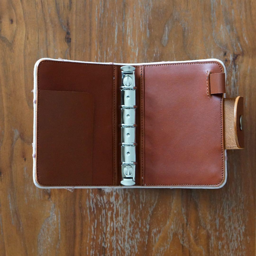 ミナペルホネン　タンバリンdopピンク　ミニ5システム手帳