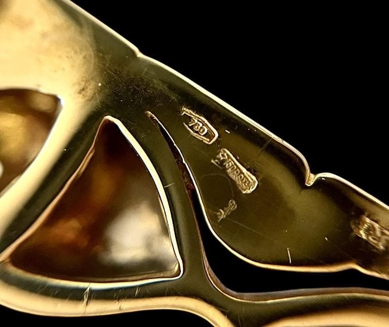 BVLGARI ブルガリ ブローチ K18 ダイヤモンド