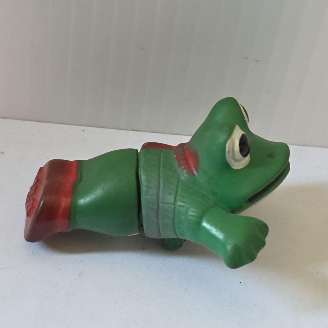 木馬座　ケロヨン　ソフビ　フィギュア　昭和　レトロ　レア　昔　当時物　おもちゃ