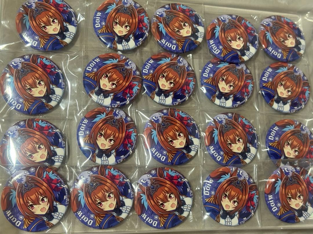 ウマ娘 ダイワスカーレット ハチャウマ缶バッジ 20個 ウマ娘 ダイワスカーレット ハチャウマ缶バッジ 20個 ウマ娘 ダイワ