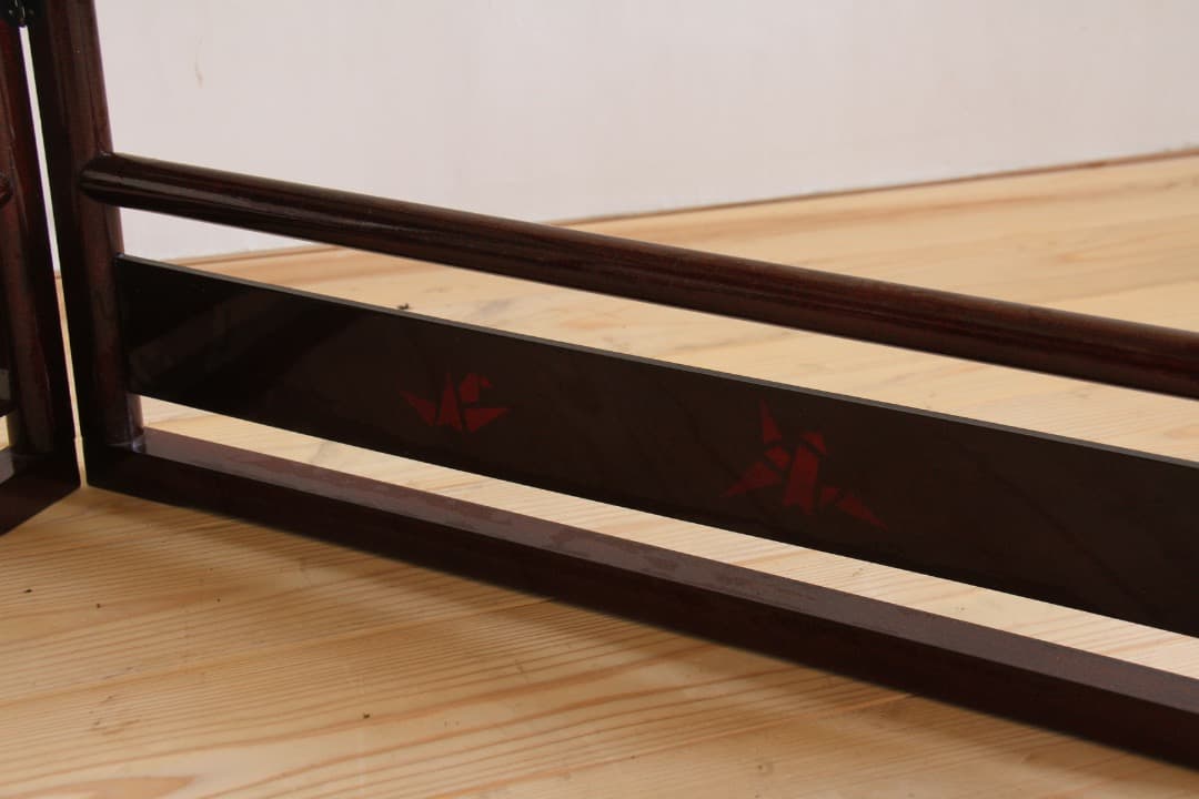 衣紋かけ パーテーション 間仕切 鶴 古道具 古家具 ビンテージ