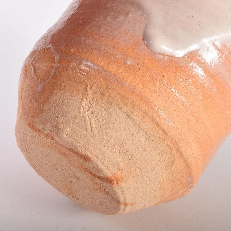 茶道具 萩焼 江月窯 肩衝茶入 在銘 共箱 V 6896