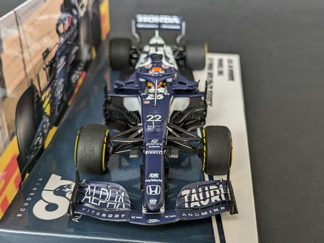 CK別注 1/43 アルファタウリ AT02 角田裕毅 2021 デビュー戦9位