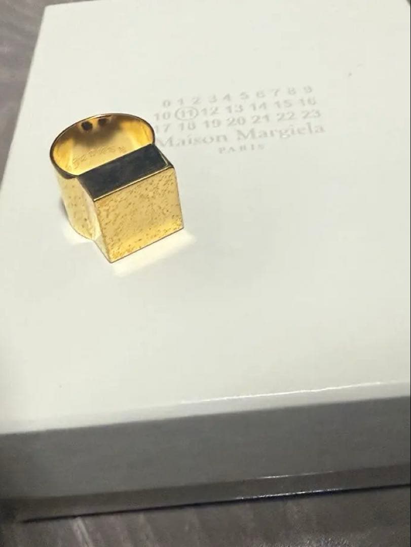 maison margiela ここのえ期 ゴールドリング
