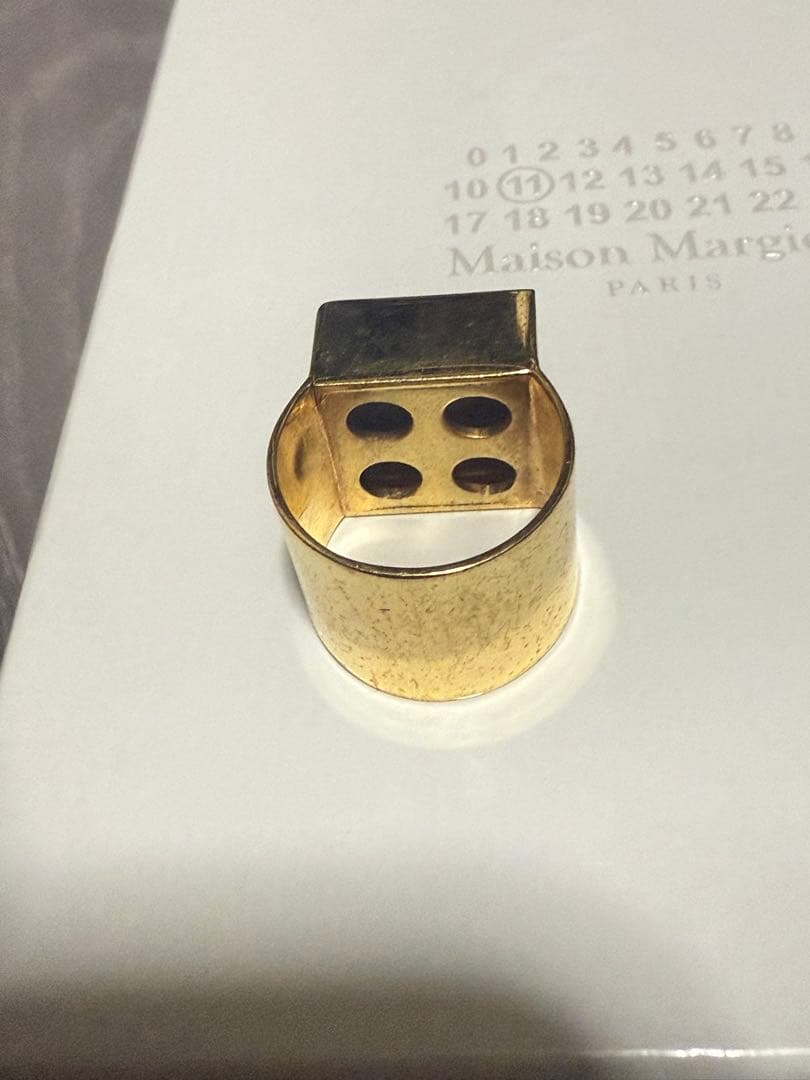 maison margiela ここのえ期 ゴールドリング