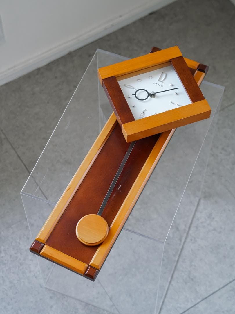 80-90's SEIKO ヴィンテージ 振り子時計 ミッドセンチュリー モダン
