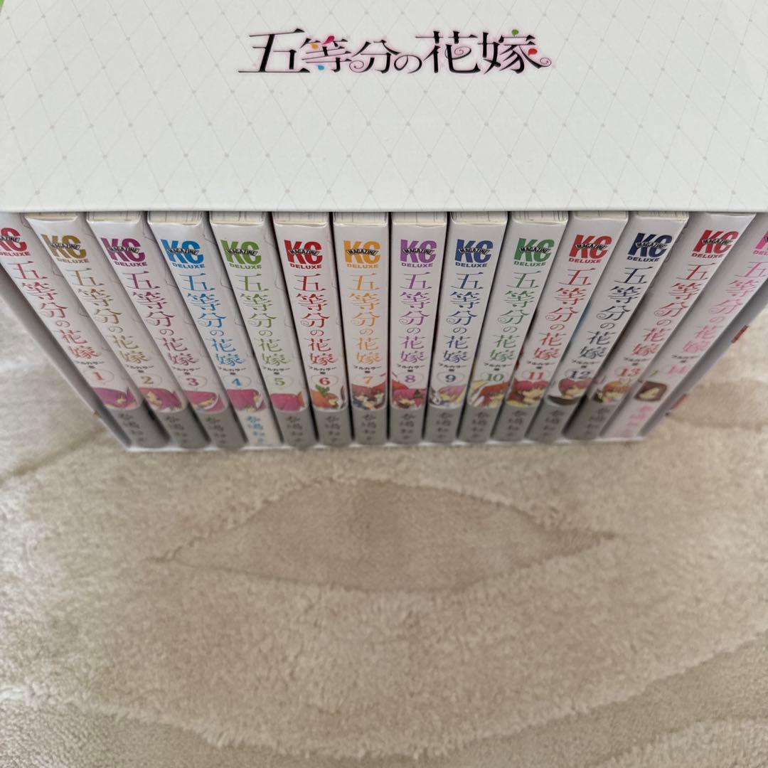 五等分の花嫁 全巻セット(通常+フルカラー)+キャラクターブック5巻+