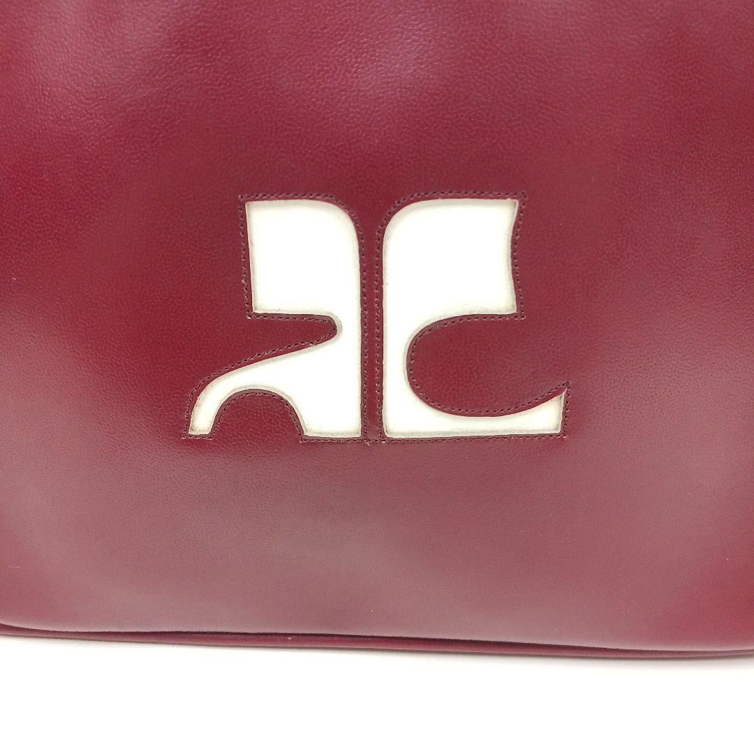 ✨良品✨クレージュ ヴィンテージ ショルダーバック ワインレッド