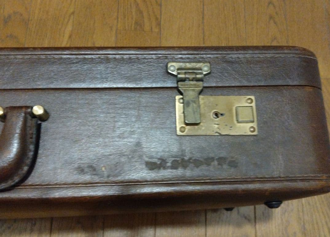 ヤナギサワ アルトサックス純正ケース　ブラウン　合成皮革