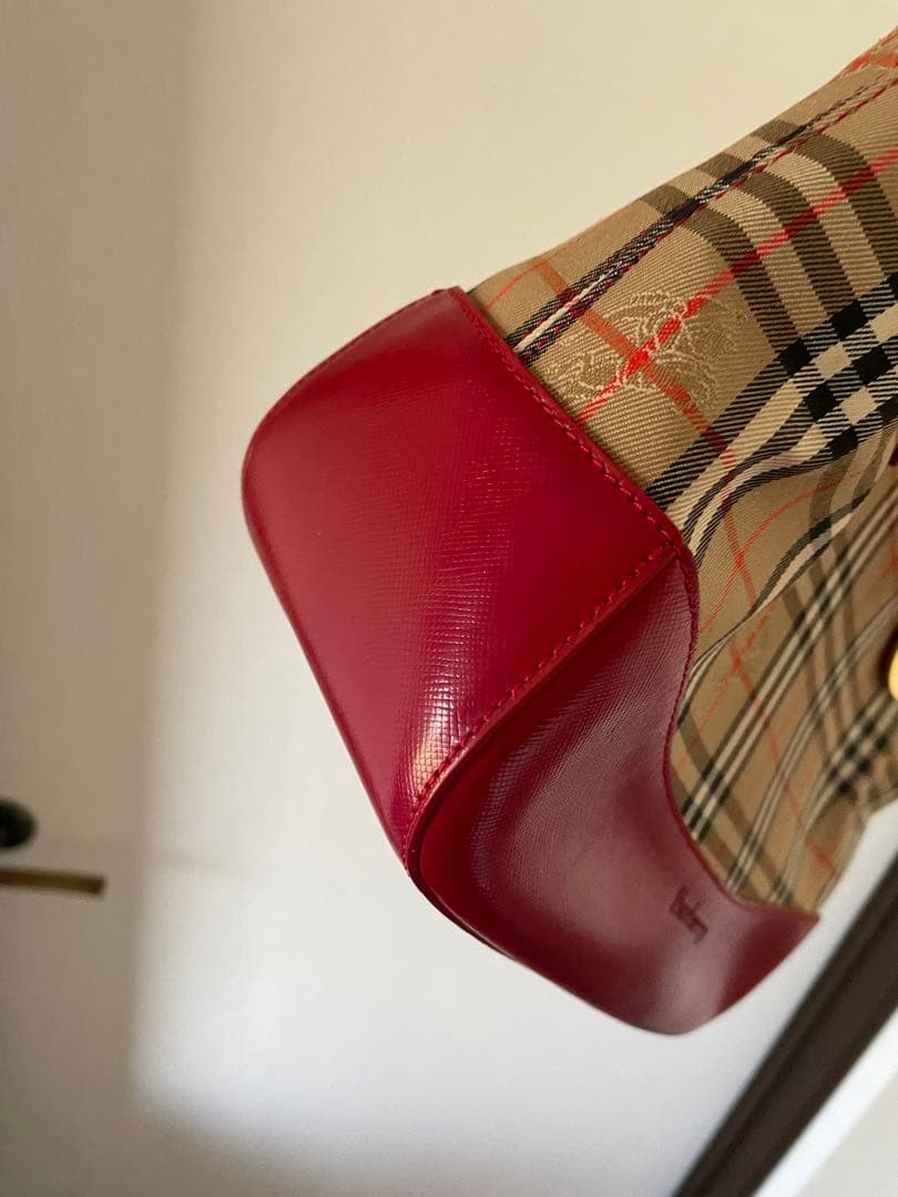 Burberrys チェック柄 ハンドバッグ