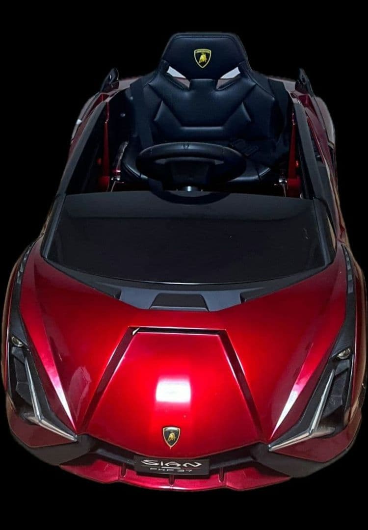 電動乗用玩具　ランボルギーニ シアン 電動 乗用車　 限定モデル　モニターあり