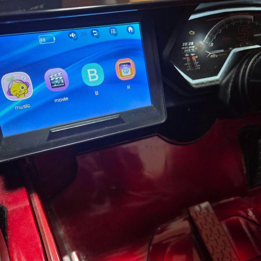 電動乗用玩具　ランボルギーニ シアン 電動 乗用車　 限定モデル　モニターあり