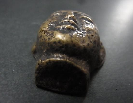 ☆L1301☆古パーツ ナガ族 伝世品 ペンダント 人面護符 エスニック