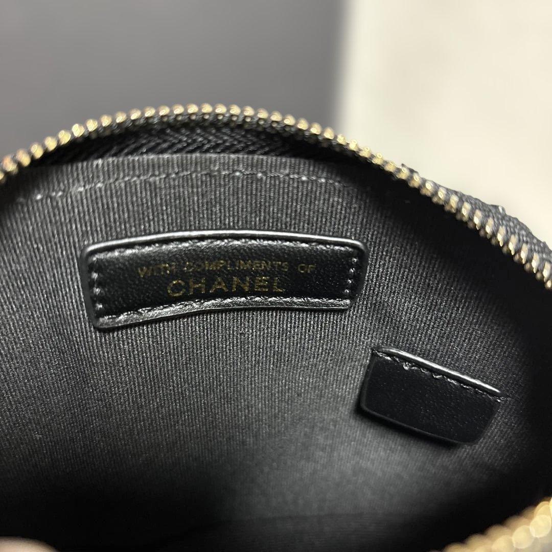CHANEL ツイード チェック柄 ショルダーバッグ