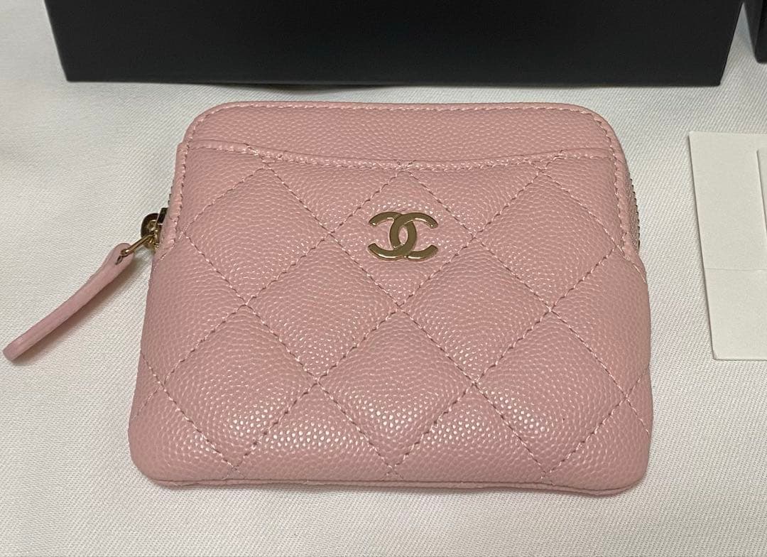 シャネル マトラッセ ケース 財布 キャビアスキン