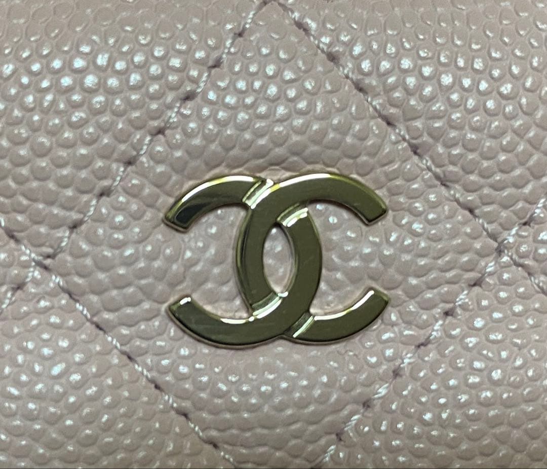 シャネル マトラッセ ケース 財布 キャビアスキン