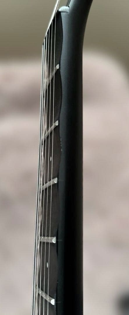 Solar エレキギター スキャロップ加工(素人加工)