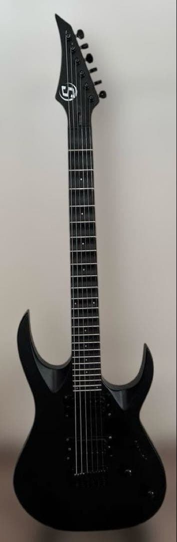 Solar エレキギター スキャロップ加工(素人加工)