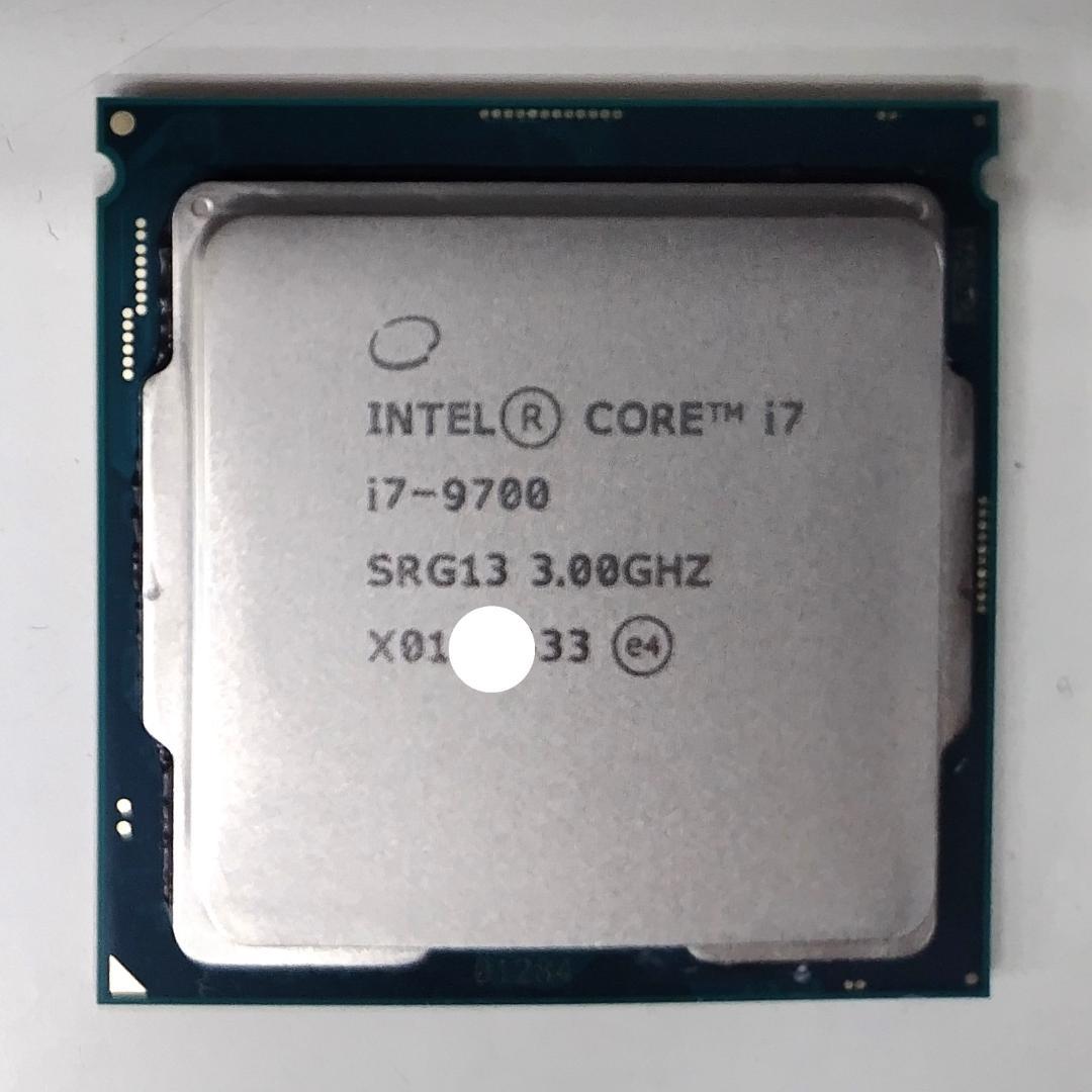 CPU Intel Core i7-9700 正常動作品 ②