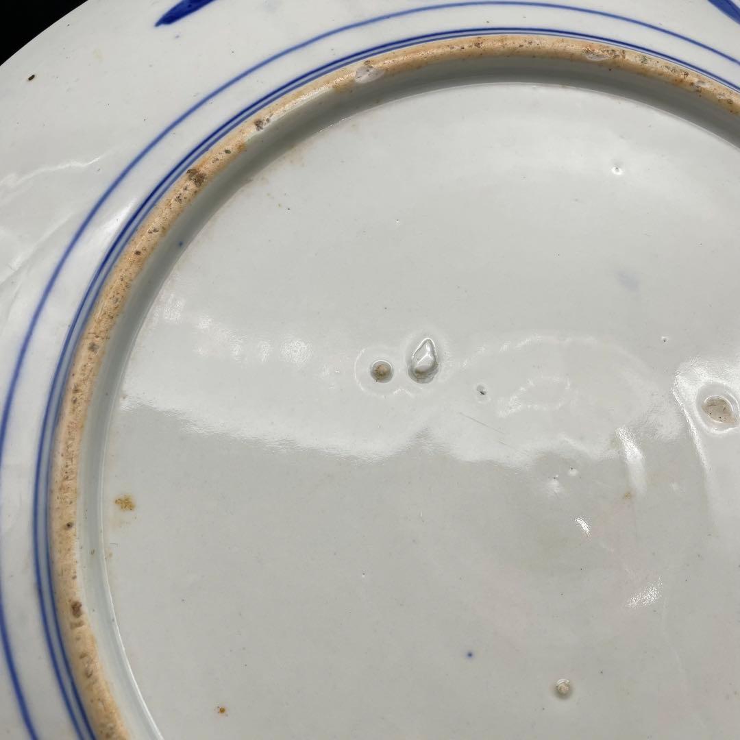 伊万里・有田焼 明治時代 色絵大皿 金彩 飾り皿 40cm