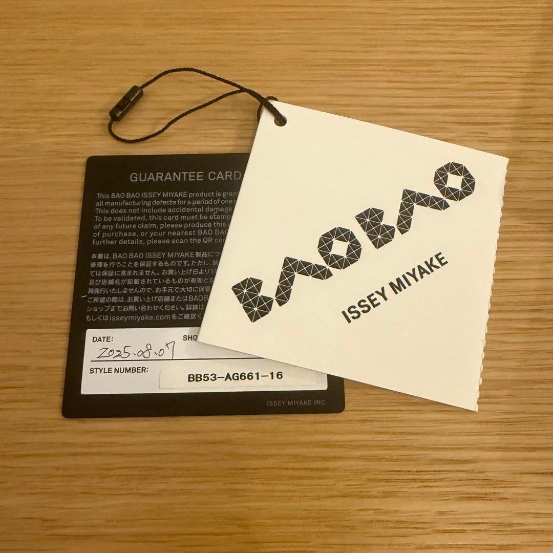 BAOBAO/CUBOID/ショルダーバッグ/マットブラック