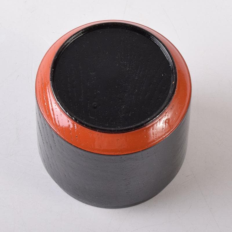 茶道具　西大寺　日の丸茶入　松本実道書付　共布共箱　V　8230