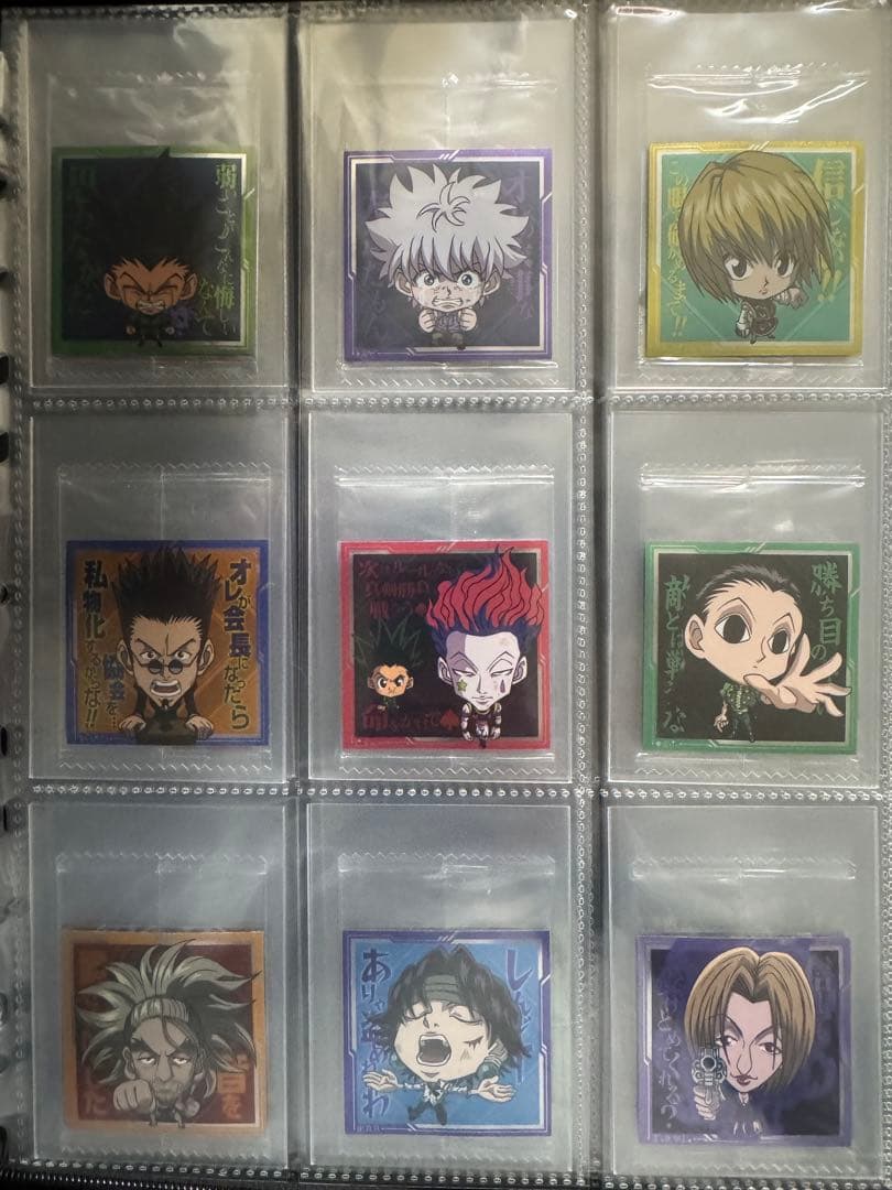 新品未開封！HUNTER×HUNTERウエハース全弾1〜8自力コンプリート！