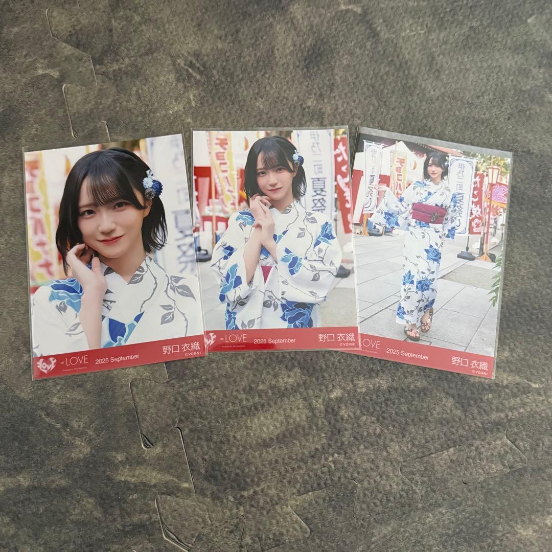 イコラブ 野口衣織 生写真セット 内緒バナシ コンプ - メルカリ