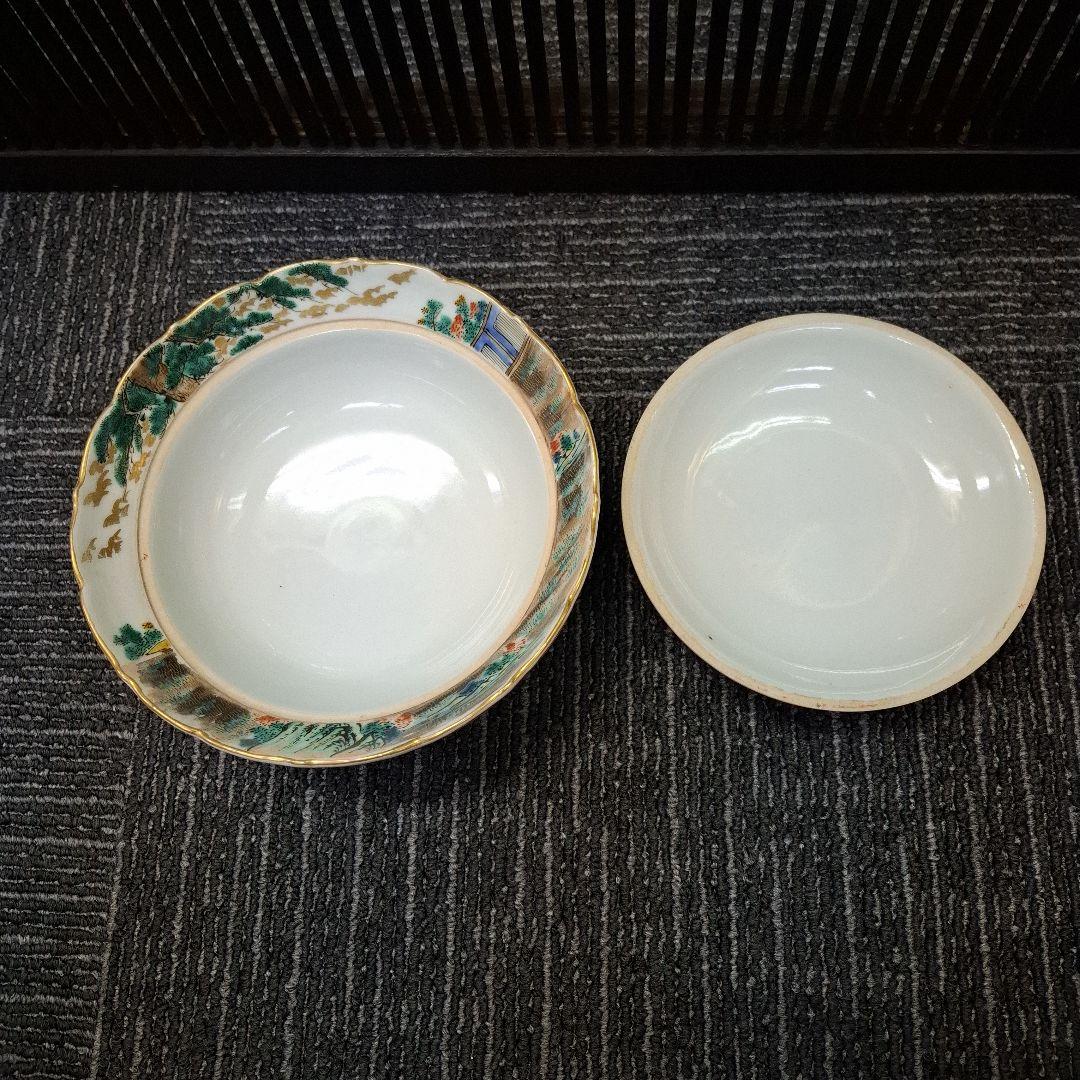 九谷焼細密菓子器（共箱付き）