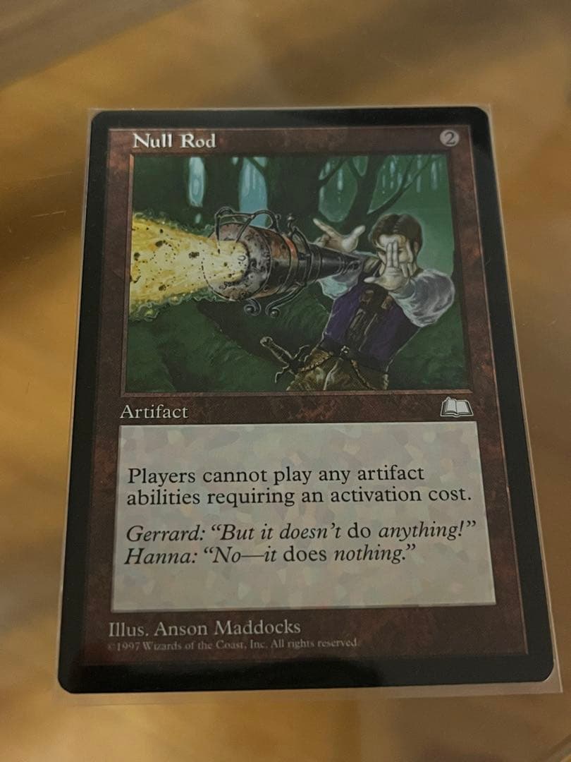 MTG マジックザギャザリング 無のロッド 英語版1枚 MTG Null Rod 無のロッド英語版