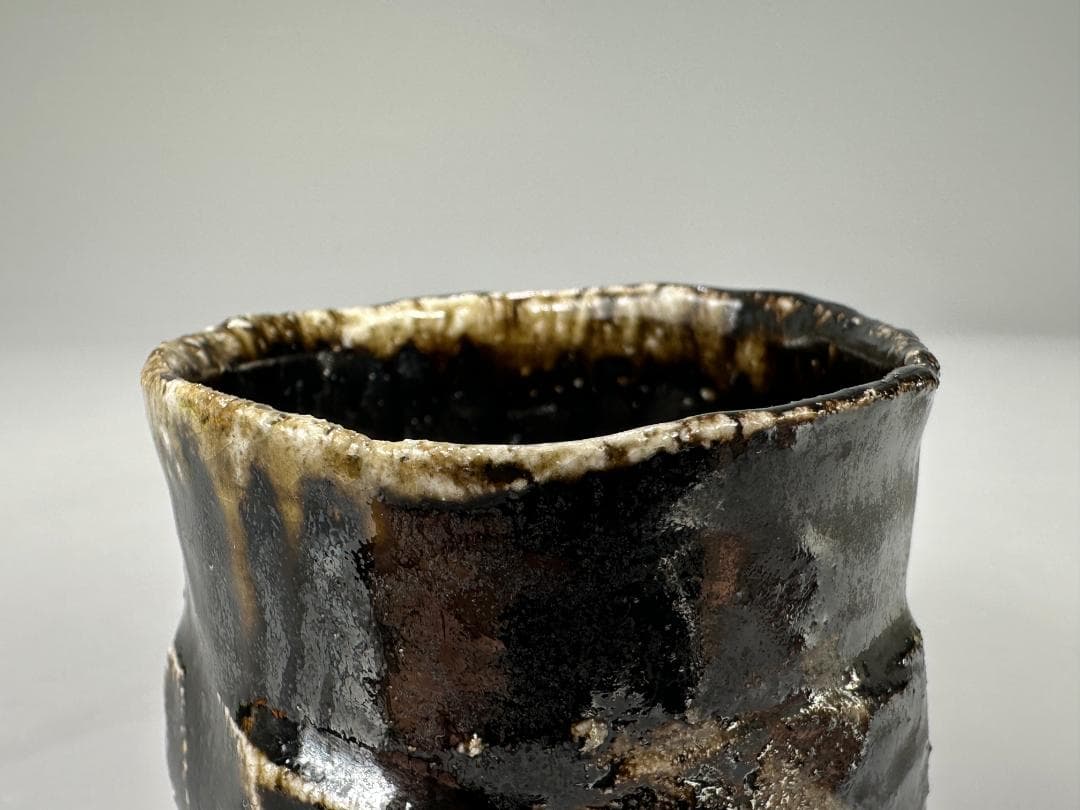 茶道具　茶碗　引出黒　茶碗　在銘
