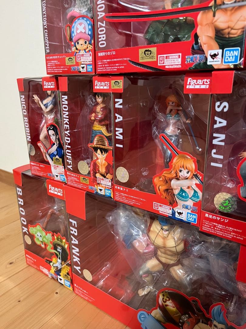 フィギュアーツzero 麦わらの一味　20周年記念　コンプリートパンフレット付き