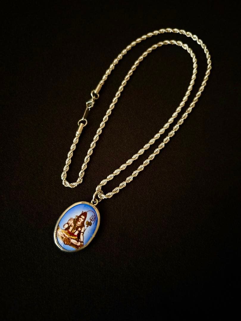 週末価格】藤井風さん シヴァ(ブルー)オームペンダント⭐︎おまけつき