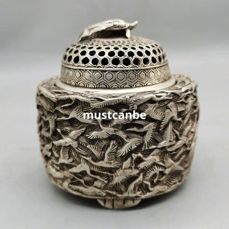 香炉 千鶴香炉 薫香炉 銅製品 工芸品 置物 セール 銅器 千鶴香炉 茶道具 香道具 蓋置 工芸品 美術品 置物gy1216