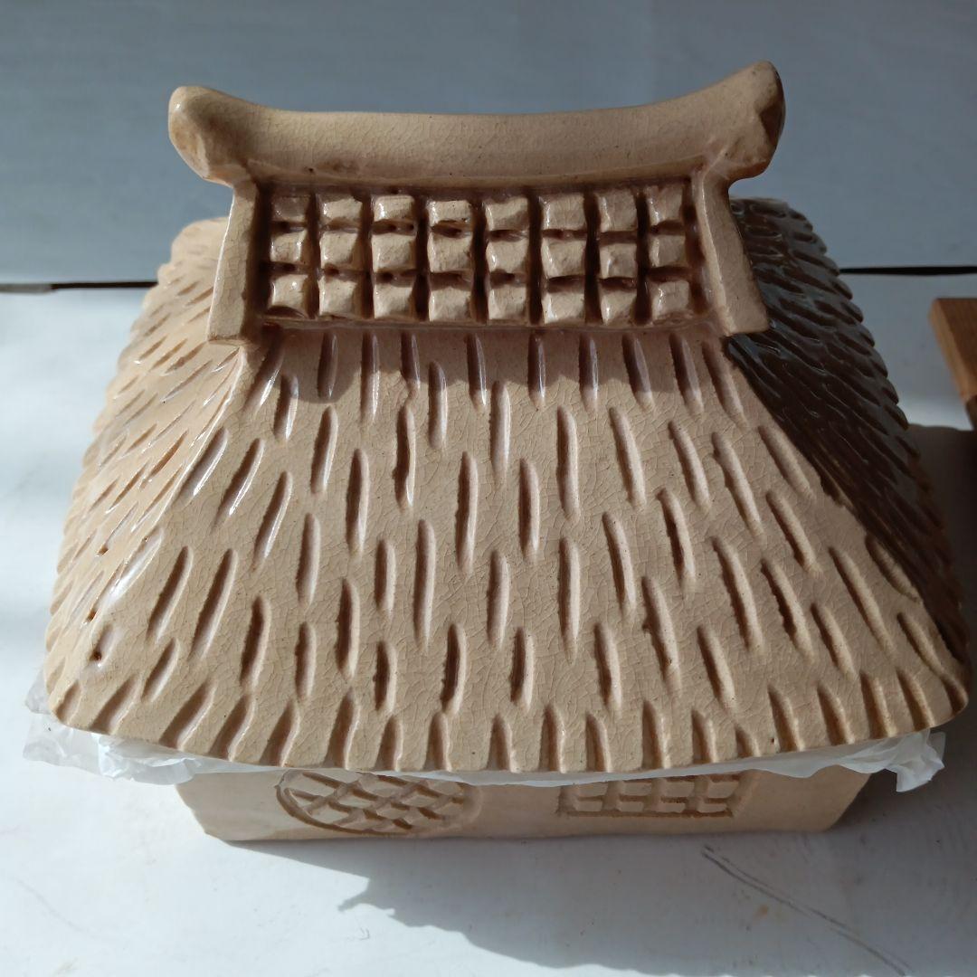 萩焼香炉 816 萩焼 十三代 田原陶兵衛 菊文香炉