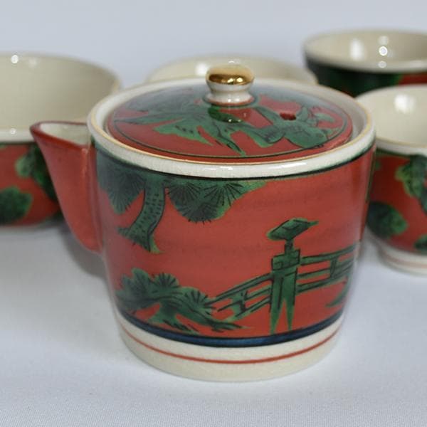 煎茶道 九谷焼 九谷木米 煎茶セット06